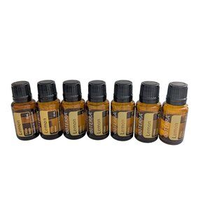 doTERRA Lemon Essential Oil Blend 15 mL EXP 2023/2024 Unsealed & Used Lot of 7